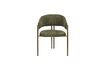 Miniature Chaise en tissu vert Naida 8