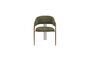 Miniature Chaise en tissu vert Naida Détouré