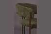Miniature Chaise en tissu vert Naida 2