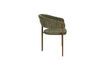 Miniature Chaise en tissu vert Naida 9