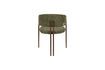 Miniature Chaise en tissu vert Naida 11