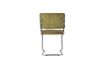 Miniature Chaise en tissu vert Ridge Kink Rib 9