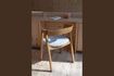 Miniature Chaise en tissue beige Mads 4