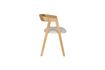 Miniature Chaise en tissue beige Mads 8