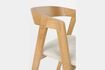 Miniature Chaise en tissue beige Mads 12