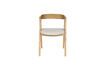 Miniature Chaise en tissue beige Mads 6