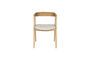Miniature Chaise en tissue beige Mads Détouré