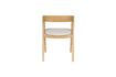 Miniature Chaise en tissue beige Mads 10
