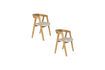 Miniature Chaise en tissue beige Mads 11