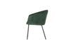 Miniature Chaise en velour vert Sien 3