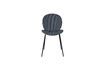 Miniature Chaise en velours bleu Bonnet 11