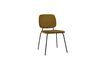 Miniature Chaise en velours olive Lao 4