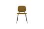 Miniature Chaise en velours olive Lao Détouré