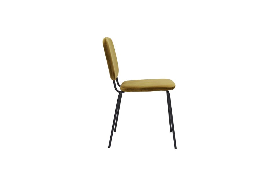 Cette chaise à l\'original coloris olive vous offrira une assise parfaite au quotidien
