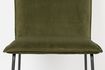Miniature Chaise Floke en velours vert olive 3