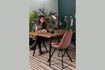 Miniature Chaise Franky en velours gris 2