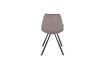 Miniature Chaise Franky en velours gris 6