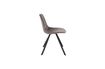 Miniature Chaise Franky en velours gris 8