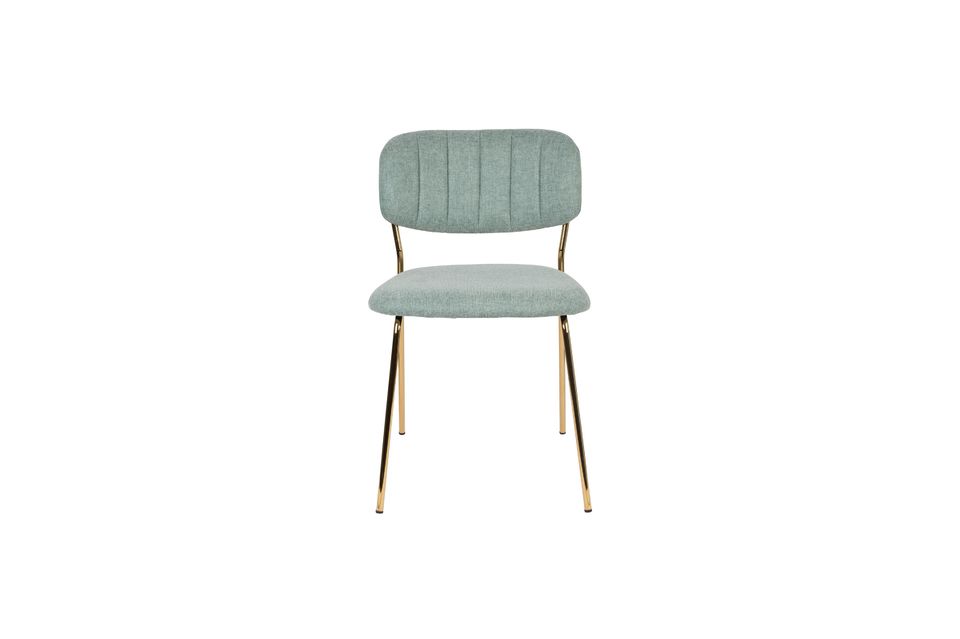 Chaise Jolien or et vert Clair - 5