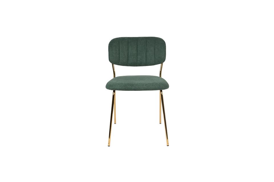 Chaise Jolien or et vert Foncé - 6