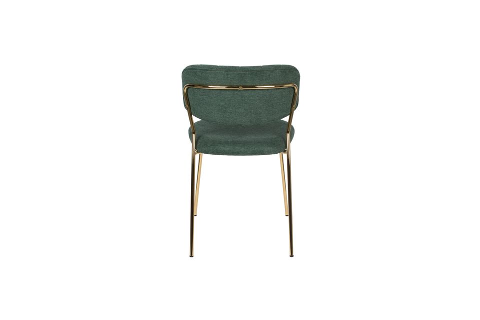 Chaise Jolien or et vert Foncé - 9