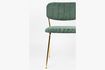 Miniature Chaise Jolien or et vert Foncé 4