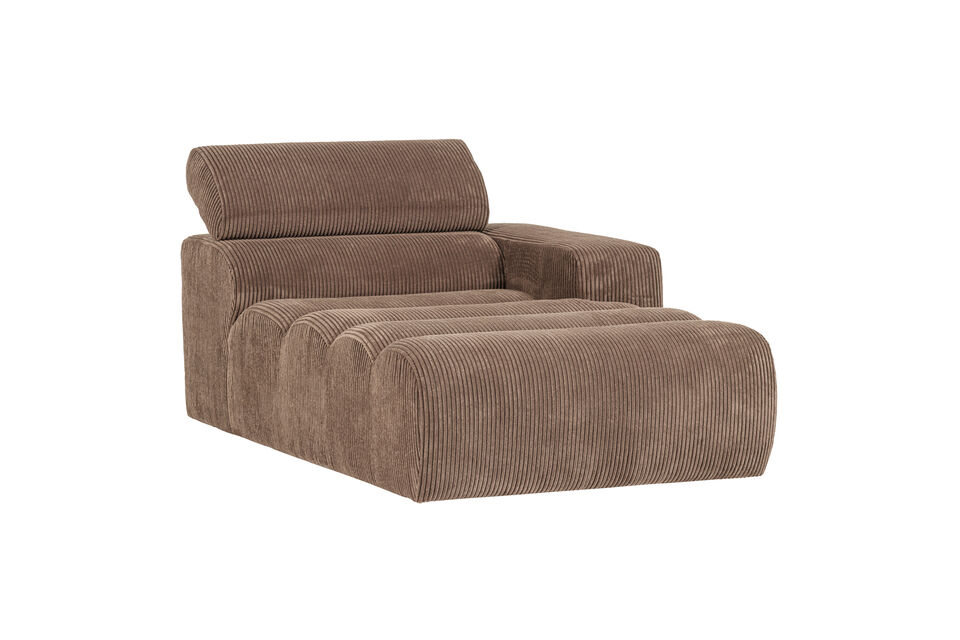 Élément élégant du canapé Appui-nuque télescopique Design unique et créatif H 86 cm x L 109