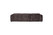 Miniatuur Chaise longue bank links chenille warmbruin CLOUD 6