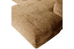 Miniatuur Chaise longue bank rechts chenille honinggeel CLOUD 6