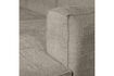 Miniatuur Chaise longue bank rechts grove melange travertijn Bean 5