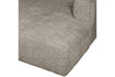 Miniatuur Chaise longue bank rechts grove melange travertijn Bean 6