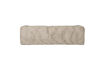 Miniatuur Chaise longue bank rechts ribstof travertijn Bean 5