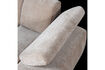 Miniature Chaise longue droite tissu côtelé sable foncé Mojo 8