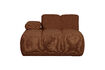 Miniatuur Chaise longue element links bouclé roestbruin Mojo 2