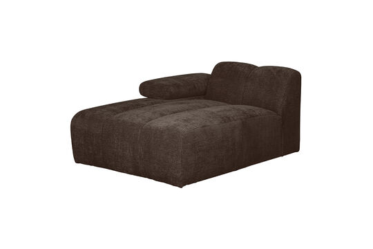 Zie de productbeschrijving chaise longue element links bruine ribstof MOJO Chaise longue element links bruine ribstof MOJO
