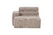 Miniatuur Chaise longue element links polyester naturel melange NOVI 4