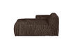 Miniaturansicht Chaise longue Element links Rippstoff braun MOJO 6