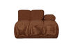 Miniaturansicht Chaise Longue Element rechts Bouclé Rostbraun Meliert MOJO 2