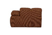 Miniaturansicht Chaise Longue Element rechts Bouclé Rostbraun Meliert MOJO 6