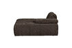 Miniatuur Chaise Longue Element Rechts Bruine Ribstof MOJO 5