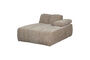 Miniaturansicht Chaise Longue Element Rechts Cord-Gewebe Dunkelsand Mojo ohne jede Grenze