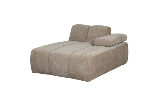 Zie de productbeschrijving chaise longue element rechts ribstof donkerzand Mojo Chaise longue element rechts ribstof donkerzand Mojo