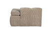 Miniatuur Chaise longue element rechts ribstof donkerzand Mojo 7