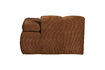 Miniatuur Chaise longue element rechts ribstof roestbruin MOJO 7