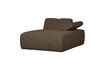 Miniature Chaise Longue Element Right Bouclé Brown Melange Mojo 4