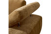 Miniature Chaise longue element right rib fabric honey yellow Mojo 9