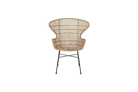 Chaise longue en rotin Oudon
