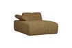 Miniature Chaise longue gauche bouclé jaune/brun Mojo 5