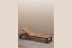 Miniatura Chaise longue in teak beige Tirama 1