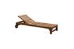 Miniatura Chaise longue in teak beige Tirama 8